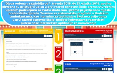 Obavijest o upisima u 1. razred osnovne škole  u školskoj godini 2025./2026.