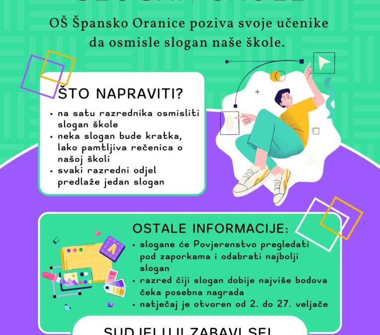 Natječaj za slogan škole
