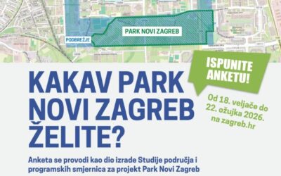 Novi Zagreb dobiva veliki park, ispunite anketu i sudjelujte u oblikovanju nove gradske zelene oaze