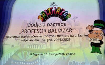 DODJELA NAGRADE PROFESOR BALTAZAR 2026.