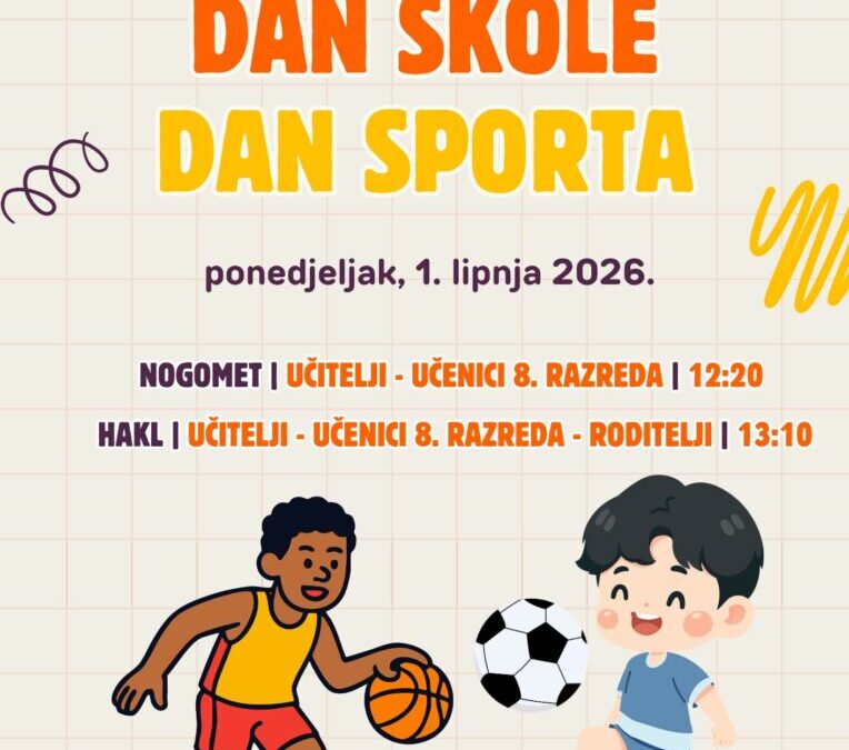 Dan škole i Dan sporta